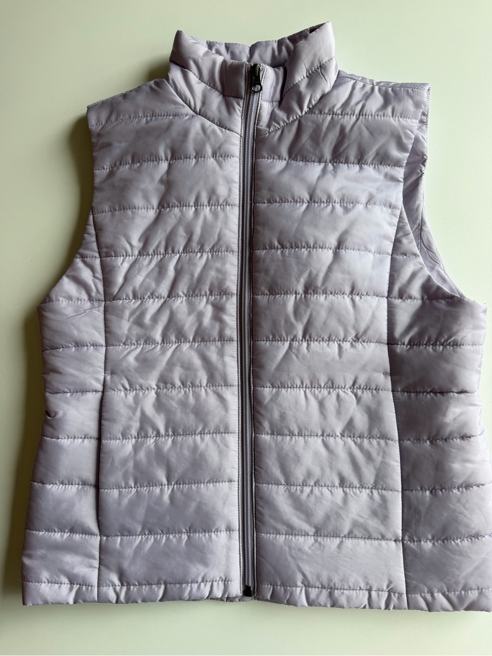 LOFT Light Lavender Quilted Puffer Vest